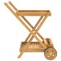 vidaXL Carrito camarera madera maciza de acacia 54x87x90 cm
