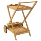 vidaXL Carrito camarera madera maciza de acacia 54x87x90 cm