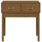vidaXL Mesa consola de madera maciza de pino marrón miel 76,5x40x75 cm vidaXL Mesa consola de madera maciza de pino marrón miel 76,5x40x75 cm