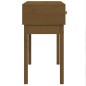 vidaXL Mesa consola de madera maciza de pino marrón miel 76,5x40x75 cm vidaXL Mesa consola de madera maciza de pino marrón miel 76,5x40x75 cm