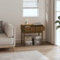 vidaXL Mesa consola de madera maciza de pino marrón miel 76,5x40x75 cm vidaXL Mesa consola de madera maciza de pino marrón miel 76,5x40x75 cm