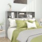 vidaXL Mueble cabecero gris hormigón 140x19x103,5 cm vidaXL Mueble cabecero gris hormigón 140x19x103,5 cm