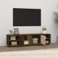 vidaXL Mueble de TV madera maciza de pino marrón miel 156x40x40 cm