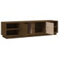 vidaXL Mueble de TV madera maciza de pino marrón miel 156x40x40 cm