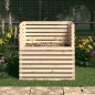 vidaXL Compostador de madera maciza de pino 100x100x102 cm vidaXL Compostador de madera maciza de pino 100x100x102 cm