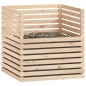 vidaXL Compostador de madera maciza de pino 100x100x102 cm vidaXL Compostador de madera maciza de pino 100x100x102 cm