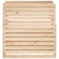 vidaXL Compostador de madera maciza de pino 100x100x102 cm vidaXL Compostador de madera maciza de pino 100x100x102 cm