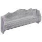 vidaXL Perchero de pared de madera gris 50x10x23 cm vidaXL Perchero de pared de madera gris 50x10x23 cm