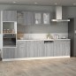 vidaXL Armario inferior cocina contrachapada gris Sonoma 80x46x81,5 cm vidaXL Armario inferior cocina contrachapada gris Sonoma 80x46x81,5 cm