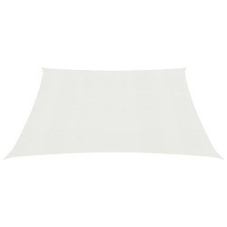 vidaXL Toldo de vela blanco HDPE 160 g/m² 3x3 m