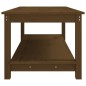 vidaXL Mesa de centro madera maciza de pino marrón miel 110x55x45 cm vidaXL Mesa de centro madera maciza de pino marrón miel 110x55x45 cm