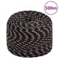 vidaXL Cuerda de barco polipropileno negra 10 mm 500 m vidaXL Cuerda de barco polipropileno negra 10 mm 500 m