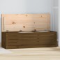 vidaXL Caja almacenaje madera maciza pino marrón miel 109x36,5x33 cm