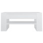 vidaXL Mesa de centro madera contrachapada blanco 102x55x42 cm vidaXL Mesa de centro madera contrachapada blanco 102x55x42 cm