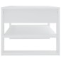 vidaXL Mesa de centro madera contrachapada blanco 102x55x42 cm vidaXL Mesa de centro madera contrachapada blanco 102x55x42 cm