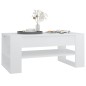 vidaXL Mesa de centro madera contrachapada blanco 102x55x42 cm vidaXL Mesa de centro madera contrachapada blanco 102x55x42 cm