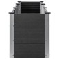 vidaXL Arriate de WPC gris 300x50x54 cm vidaXL Arriate de WPC gris 300x50x54 cm