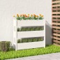 vidaXL Jardinera de madera maciza de pino blanco 112x25x104,5 cm vidaXL Jardinera de madera maciza de pino blanco 112x25x104,5 cm