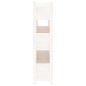 vidaXL Jardinera de madera maciza de pino blanco 112x25x104,5 cm vidaXL Jardinera de madera maciza de pino blanco 112x25x104,5 cm