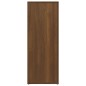 vidaXL Aparador de madera contrachapada marrón roble 80x30x80 cm vidaXL Aparador de madera contrachapada marrón roble 80x30x80 cm