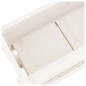 vidaXL Jardinera de madera maciza de pino blanco 77x25x66 cm vidaXL Jardinera de madera maciza de pino blanco 77x25x66 cm