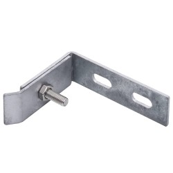 vidaXL Conector de esquina para pared 10 sets plateado