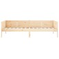 vidaXL Sofá cama madera maciza de pino 90x190 cm
