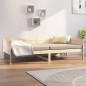 vidaXL Sofá cama madera maciza de pino 90x190 cm