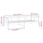 vidaXL Sofá cama madera maciza de pino 90x190 cm
