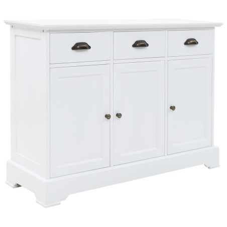 vidaXL Aparador con 3 puertas MDF y madera de pino 105x35x77,5 cm