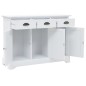 vidaXL Aparador con 3 puertas MDF y madera de pino 105x35x77,5 cm vidaXL Aparador con 3 puertas MDF y madera de pino 105x35x77,5 cm