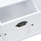 vidaXL Aparador con 3 puertas MDF y madera de pino 105x35x77,5 cm vidaXL Aparador con 3 puertas MDF y madera de pino 105x35x77,5 cm