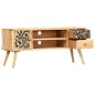 vidaXL Mueble para TV madera maciza de mango 100x30x45 cm vidaXL Mueble para TV madera maciza de mango 100x30x45 cm