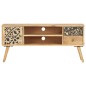 vidaXL Mueble para TV madera maciza de mango 100x30x45 cm vidaXL Mueble para TV madera maciza de mango 100x30x45 cm