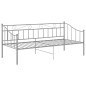 vidaXL Estructura de sofá cama de metal gris 90x200 cm vidaXL Estructura de sofá cama de metal gris 90x200 cm