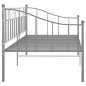 vidaXL Estructura de sofá cama de metal gris 90x200 cm vidaXL Estructura de sofá cama de metal gris 90x200 cm
