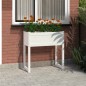 vidaXL Jardinera madera maciza de pino blanco 78x40x81 cm vidaXL Jardinera madera maciza de pino blanco 78x40x81 cm