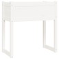 vidaXL Jardinera madera maciza de pino blanco 78x40x81 cm vidaXL Jardinera madera maciza de pino blanco 78x40x81 cm