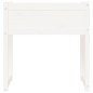 vidaXL Jardinera madera maciza de pino blanco 78x40x81 cm vidaXL Jardinera madera maciza de pino blanco 78x40x81 cm