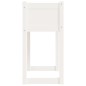 vidaXL Jardinera madera maciza de pino blanco 78x40x81 cm vidaXL Jardinera madera maciza de pino blanco 78x40x81 cm