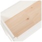 vidaXL Jardinera madera maciza de pino blanco 78x40x81 cm vidaXL Jardinera madera maciza de pino blanco 78x40x81 cm