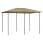 vidaXL Cenador gris taupe 3x4x2,6 m 160 g/m²