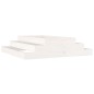 vidaXL Jardinera madera maciza de pino blanco 110x110x27 cm vidaXL Jardinera madera maciza de pino blanco 110x110x27 cm