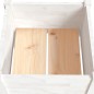 vidaXL Jardinera de madera maciza de pino blanco 50x50x70 cm vidaXL Jardinera de madera maciza de pino blanco 50x50x70 cm