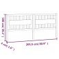 vidaXL Cabecero de cama madera maciza de pino 205,5x4x100 cm vidaXL Cabecero de cama madera maciza de pino 205,5x4x100 cm