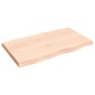 vidaXL Tablero de mesa madera maciza borde natural 100x60x(2-6) cm vidaXL Tablero de mesa madera maciza borde natural 100x60x(2-6) cm