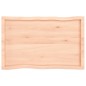 vidaXL Tablero de mesa madera maciza borde natural 100x60x(2-6) cm vidaXL Tablero de mesa madera maciza borde natural 100x60x(2-6) cm