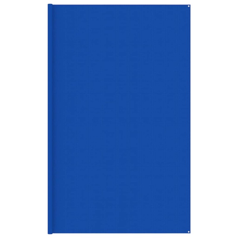 vidaXL Alfombra para tienda de campaña HDPE azul 400x500 cm