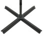 vidaXL Sombrilla voladiza con poste y luces LED 250 cm verde vidaXL Sombrilla voladiza con poste y luces LED 250 cm verde