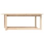 vidaXL Mesa de centro de madera maciza de pino 110x55x45 cm vidaXL Mesa de centro de madera maciza de pino 110x55x45 cm